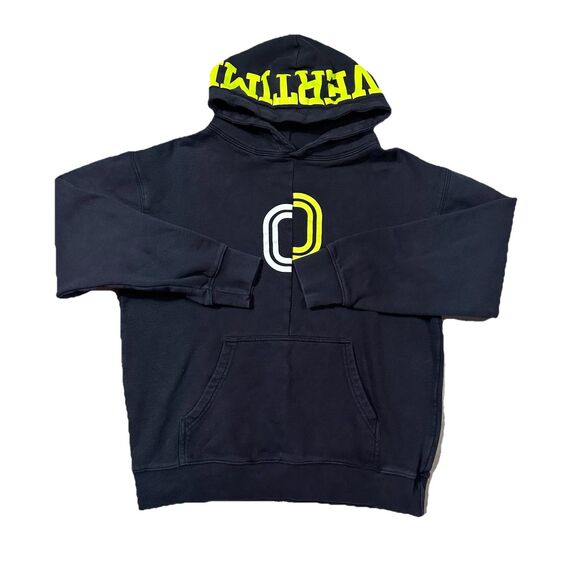 Split O Overtime Black Hoodie Sweatshirt Pullover Graphic Athleisure Mens Medium - Picture 2 of 8